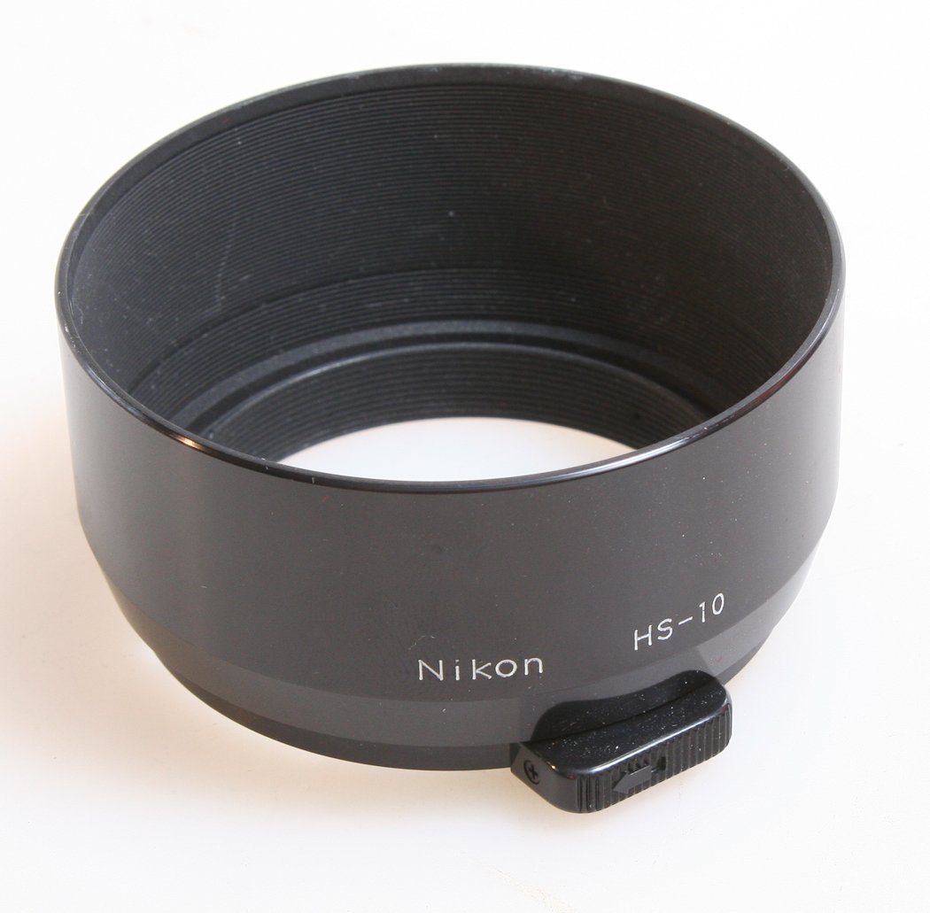 【中古】「非常に良い」Nikon hs-10スナップonメタルレンズフードfor Nikkor 85?mm f.2?Aiレンズ Amazon | Nikon hs-10スナップonメタルレンズフード Nikon Nikkor 85