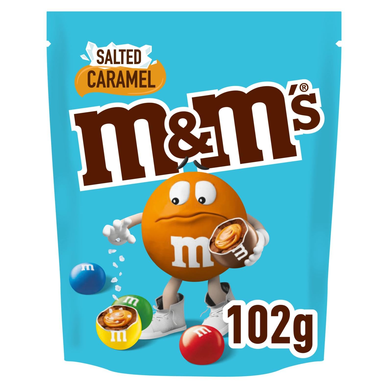 M&M'S Salted Caramel & Milk Chocolate Bag 102g