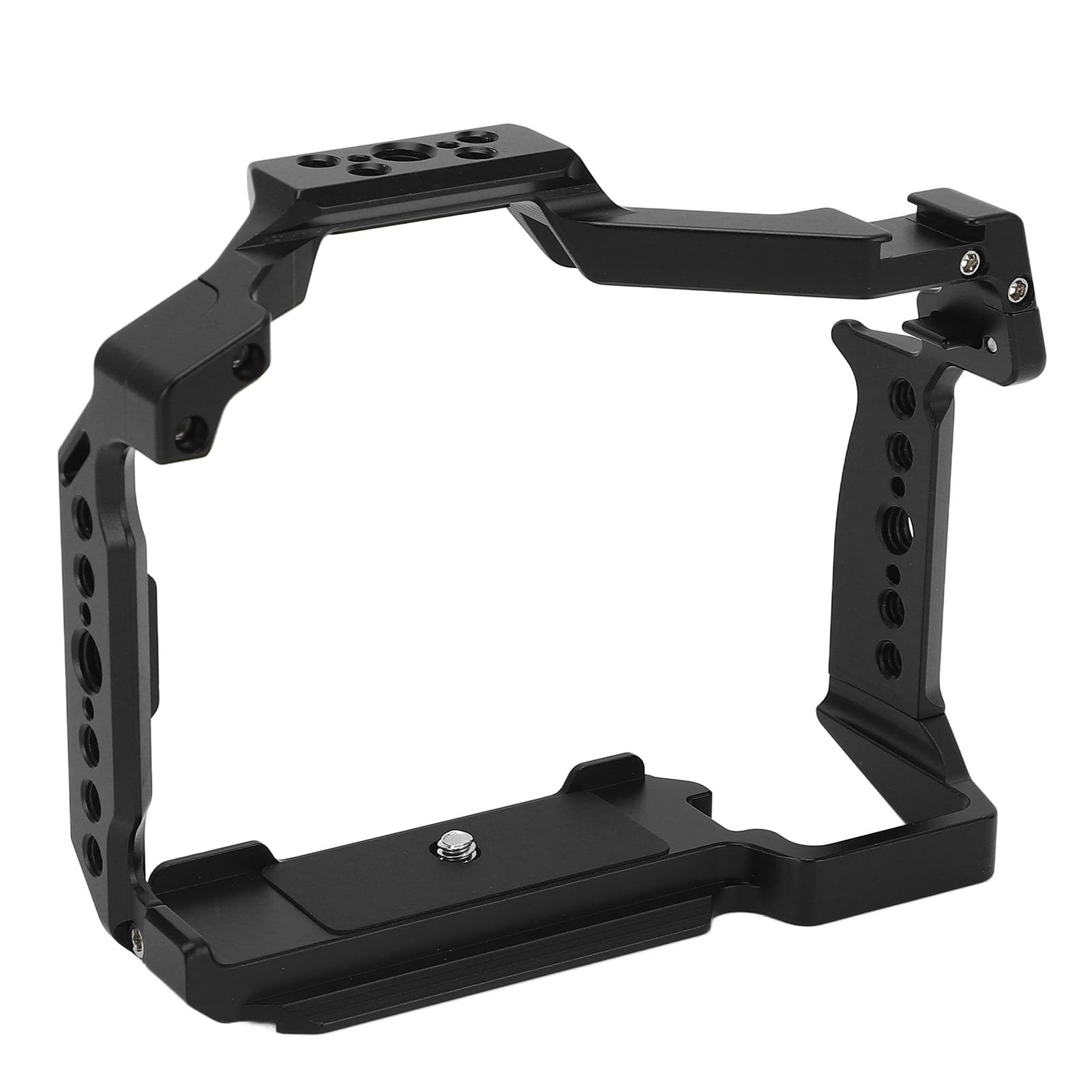Jaula de Cámara S5 II, Estabilizador de Plataforma de Cámara para Hacer Videos de Aleación de Aluminio con Orificio de Tornillo de 1/4 3/8 Pulgadas, Interfaz de Zapata Fría, para
