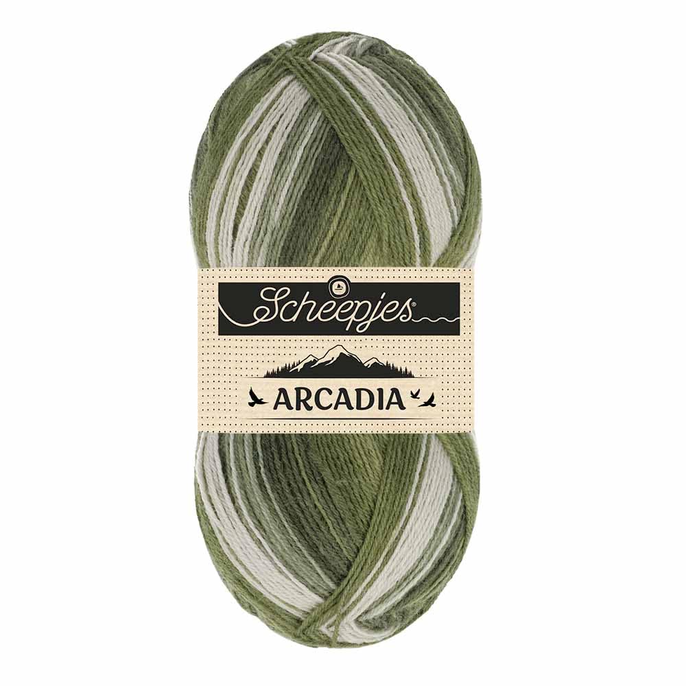 Scheepjes Arcadia 1x100g - 905 Rainforest, 100g/396m