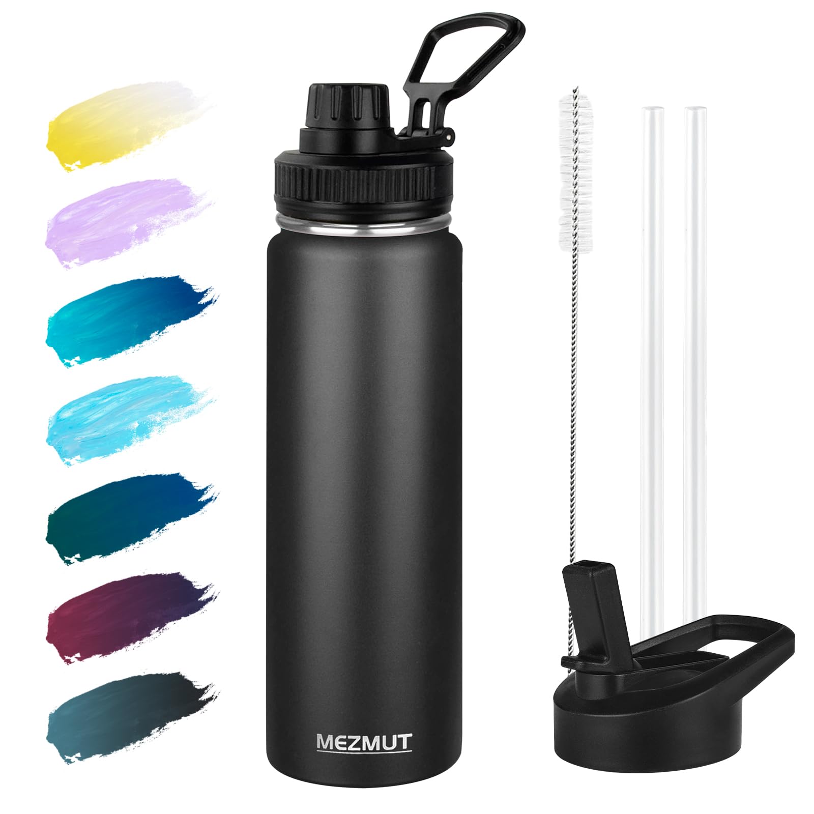 Amazon.com: MEZMUT Insulated Water Bottle 24oz Stainless Steel