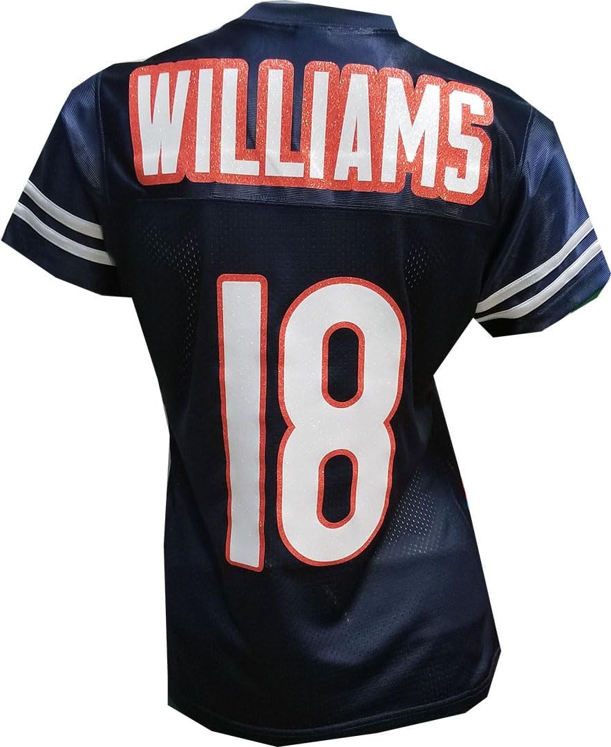 Generic Custom Glitterflake Williams Womens Navy Jersey Size Medium, Caleb