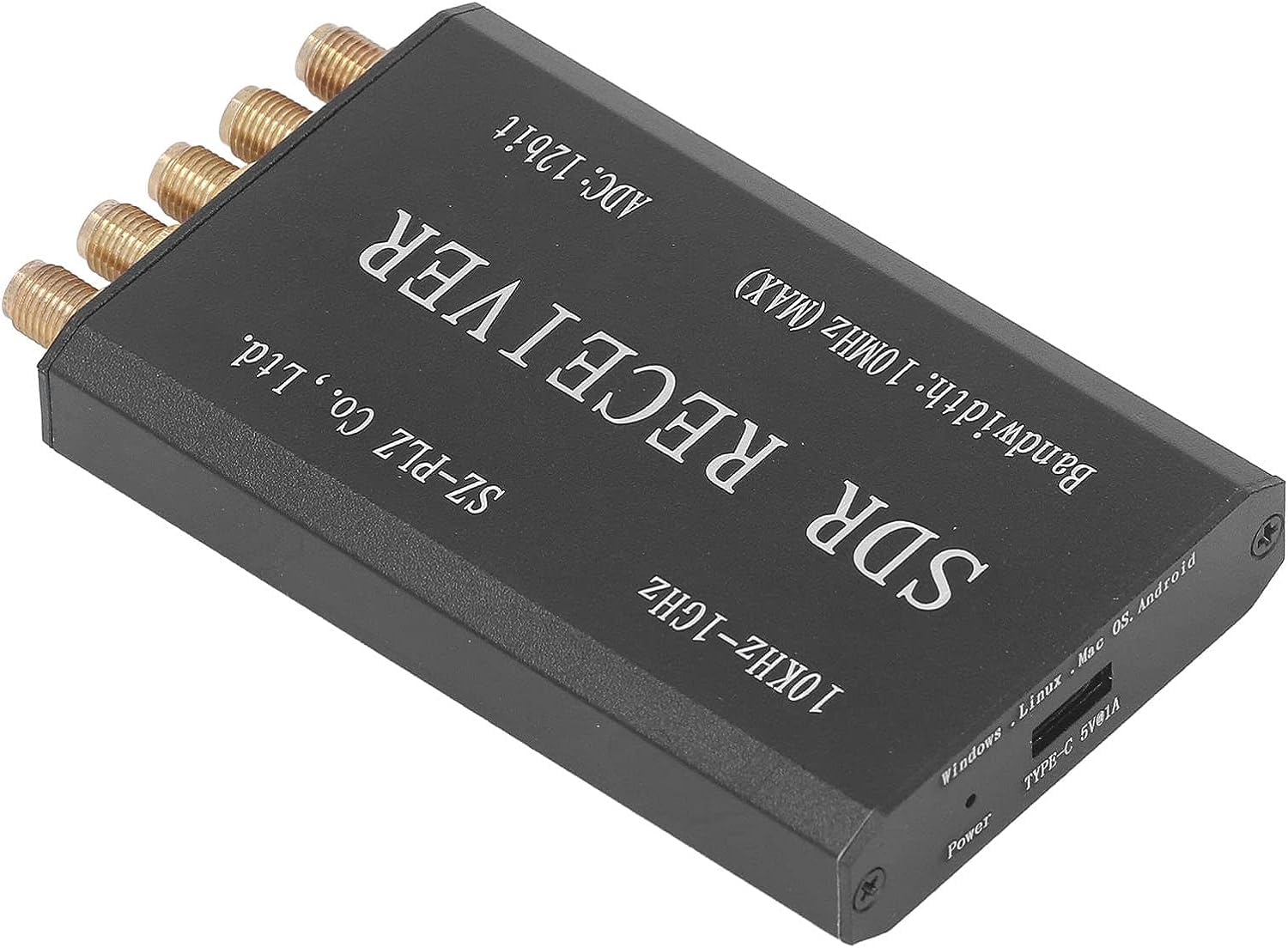 SDR受信機 10KHz~1GHz 5アンテナ接続 12ビット USB SDR受信機 10KHz~1GHz 5アンテナ接続 12ビット USB