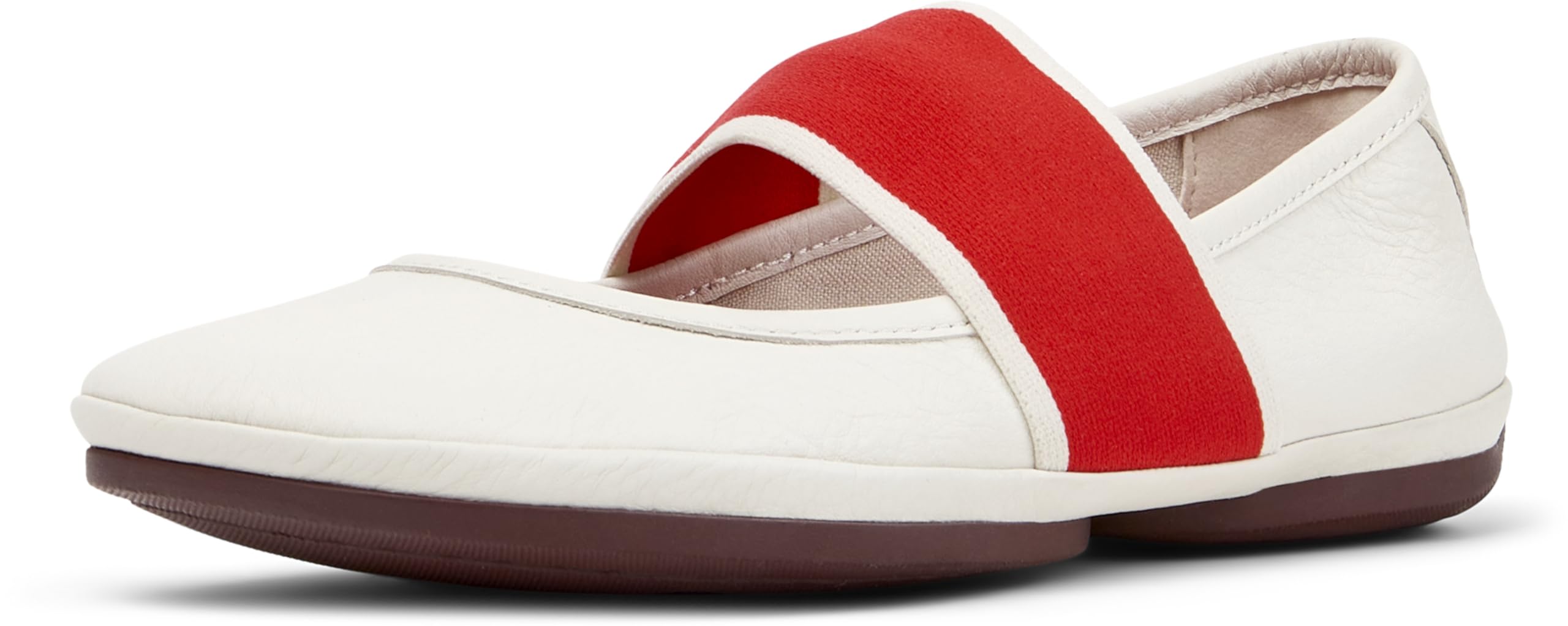 Camper Right Nina Women Moccasin/Ballerina White Natural 41 (EU)