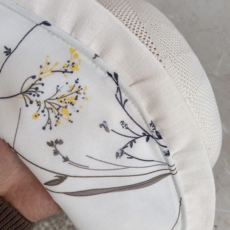 YXWYXWA Summer Big Wide Brim Flower for Women Mesh Beach Hat Female Net Foldable s Lady's Bucket Hat