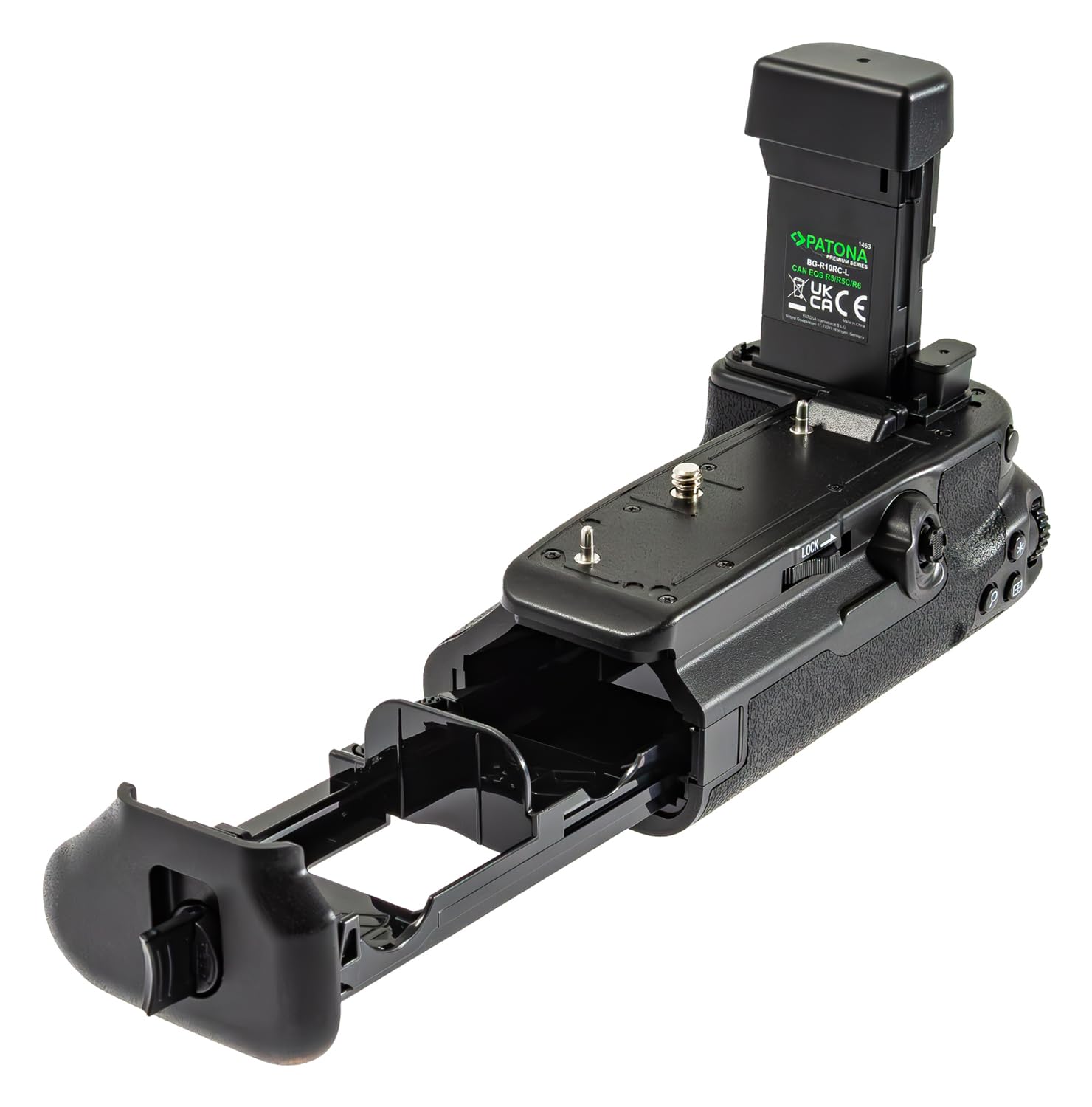 PATONA Premium Impugnatura portabatteria per Canon EOS R5 R5c R6 R6 II (come BG-R10) con telecomando 2,4G – vano per 2x LP-E6NH/LP-E6N/LP-E6 – comandi verticali per ritratti e lunghe sessioni