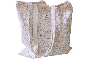 Floral Canvas Tote Bag: A Striking Accessory for Everyday Charm