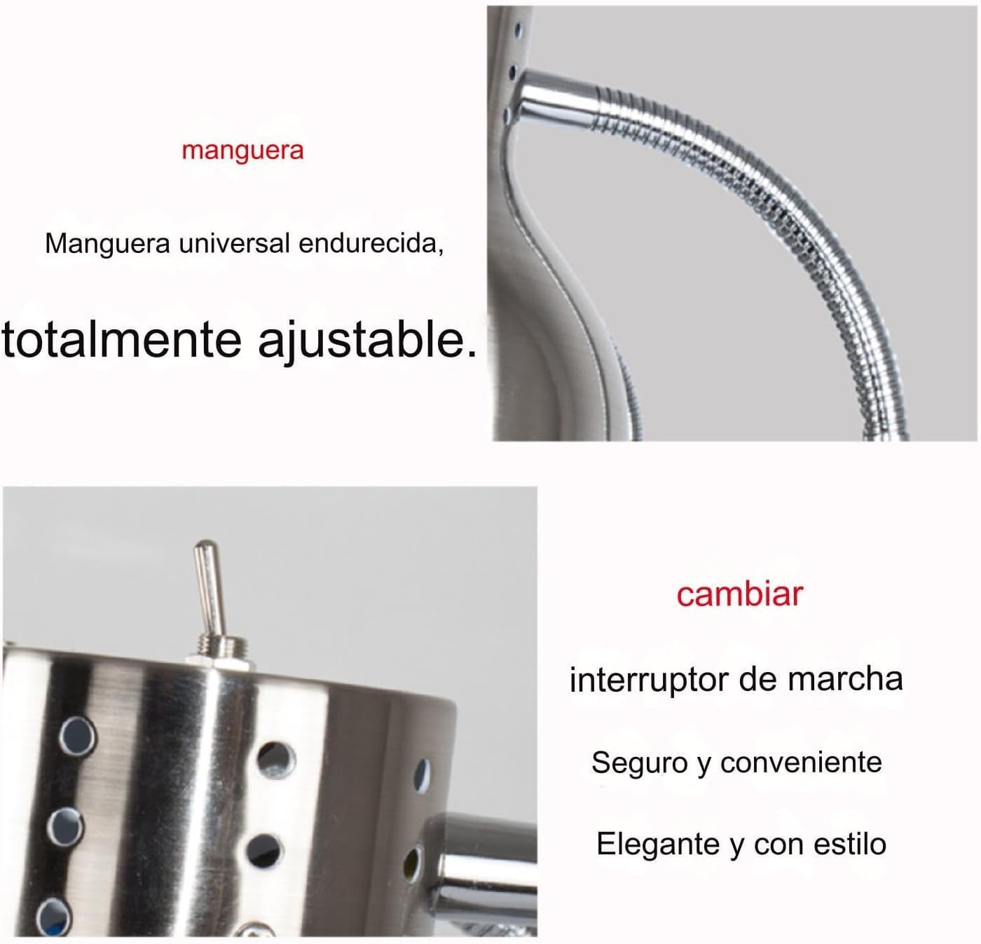 Riscaldamento rapido Lampada riscaldante for Alimenti da Cucina Commerciale a Testa Singola(Gold)