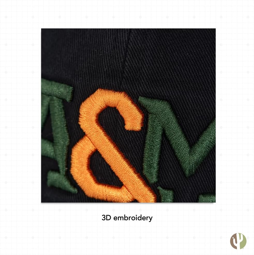 Desert Cactus Florida A&M University Baseball Hat FAMU Rattlers Brimmed Embroidered Hats Cap Adjustable Cloth Strap Adult - Image 5