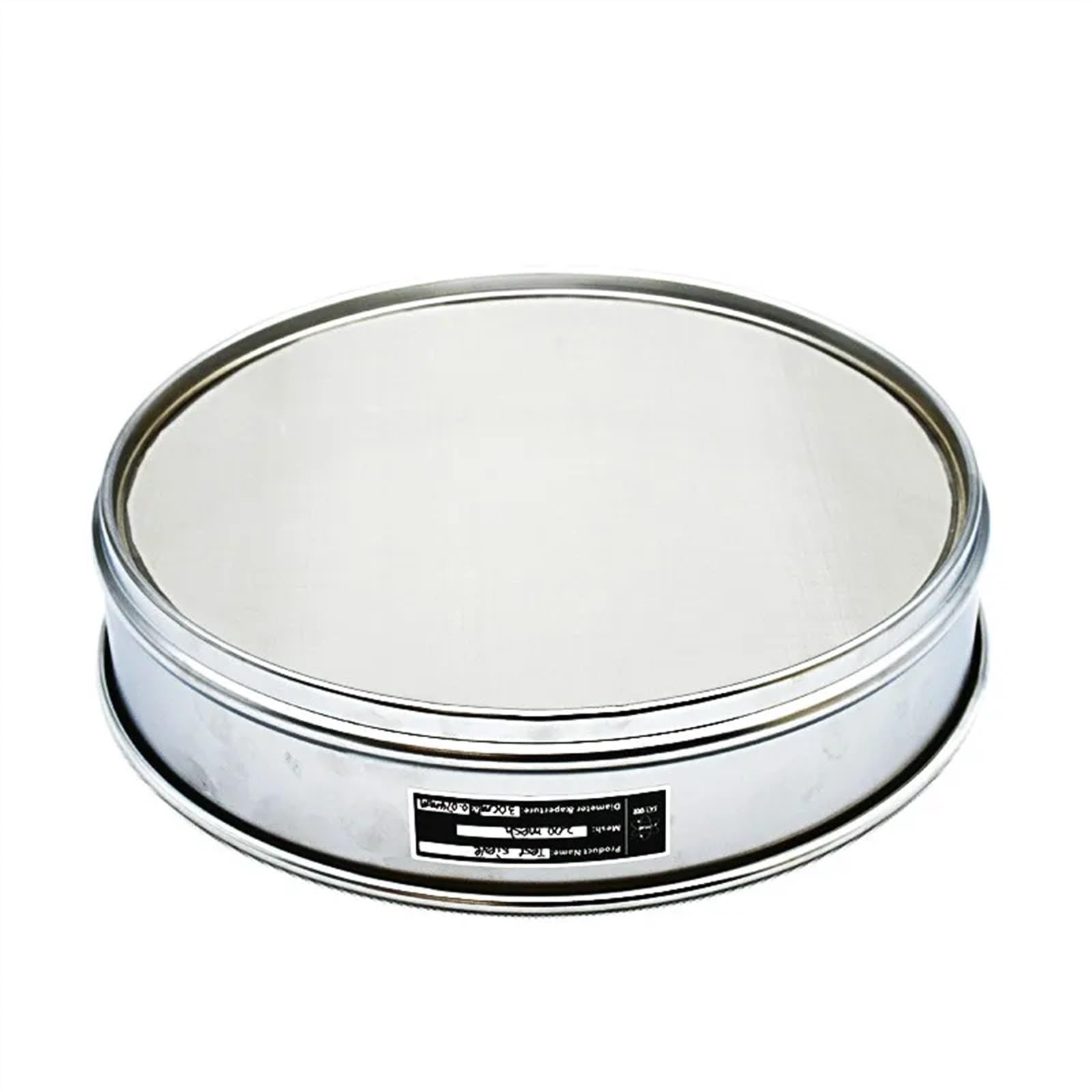 Laborgeräte Testsieb aus gewebtem Drahtgeflecht, Probenahme, Inspektion, Pharmakopöe, Laborsieb, 304 SUS Mesh, verchromter Rahmen, R30 cm, 250 Mesh/0,063 mm