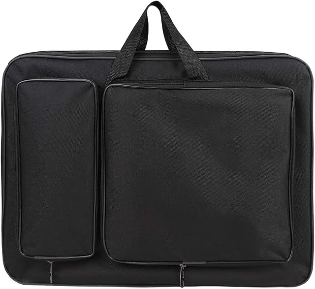 A3 Art Portfolio Case Drawing Board Bag for Kids Portable Waterproof Art Carry Backpack for Painting Sketch Artist Student Storage Tote Bag for Palette Paints Brushes Pencils