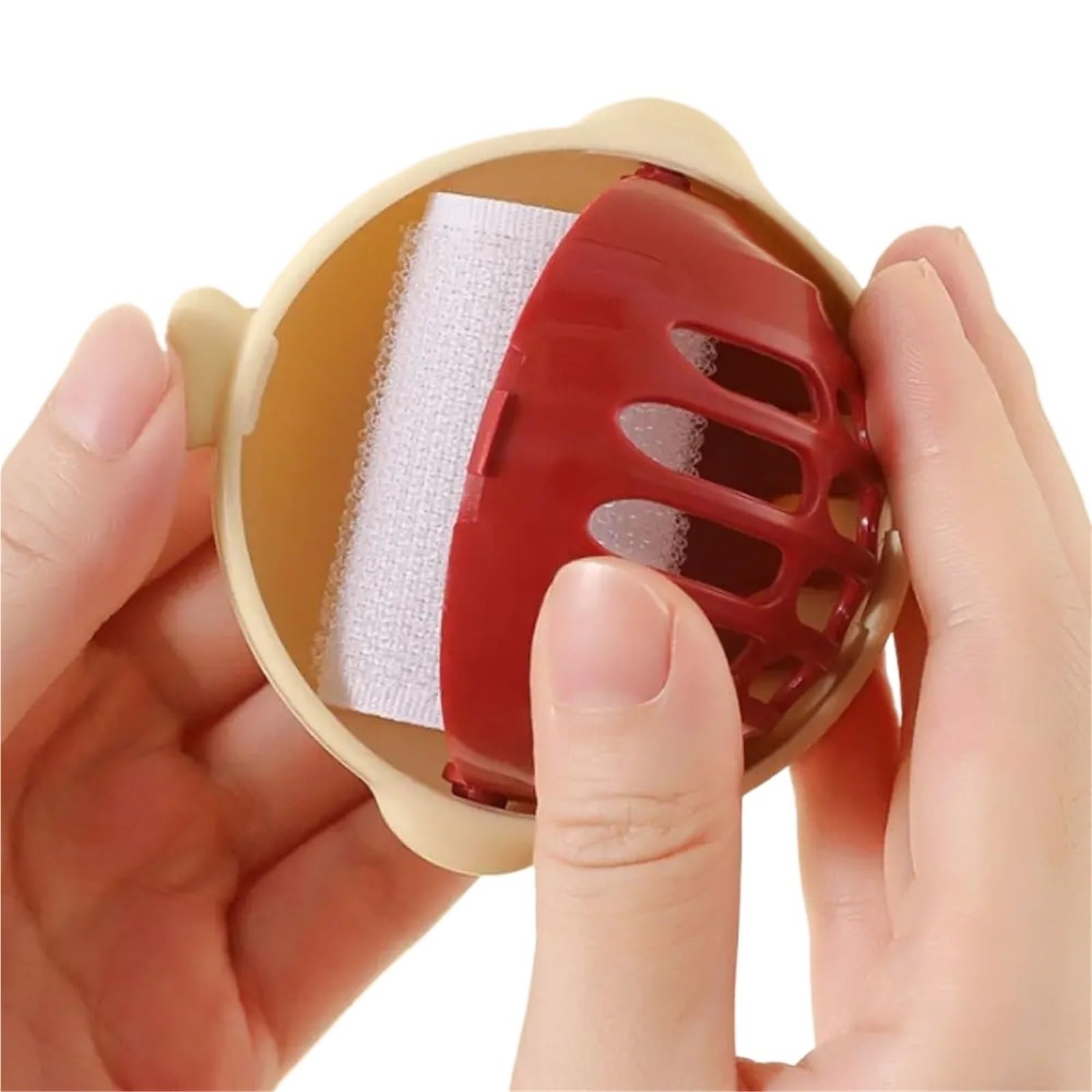 Waschkugel 9 Stück wiederverwendbarer Wäsche-Reinigungsball | Anti-Tangle-Waschmaschinenfilter, leichtes Haushaltswerkzeug(Red-9pcs)