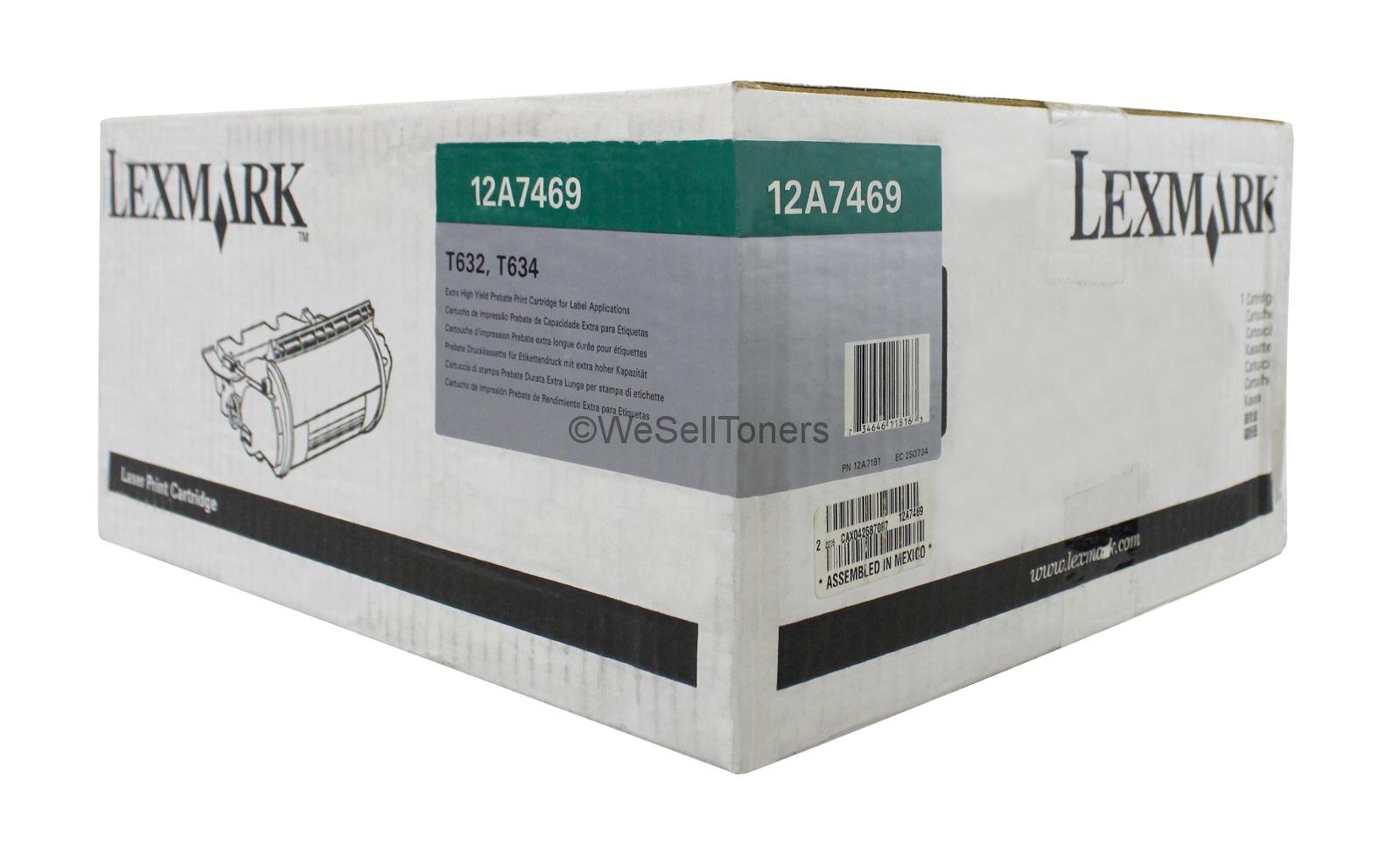 Amazon | 元Lexmark (12 a7469 ) 32000高イールドブラックトナー