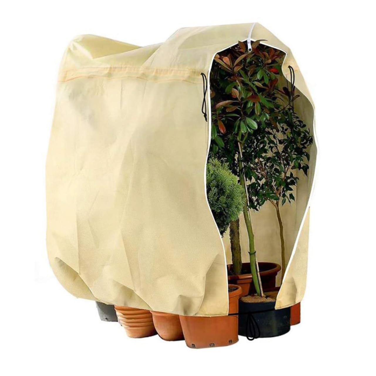 Abaodam Fundas Antiheladas para Plantas Protector De Exterior Cordón para Invierno