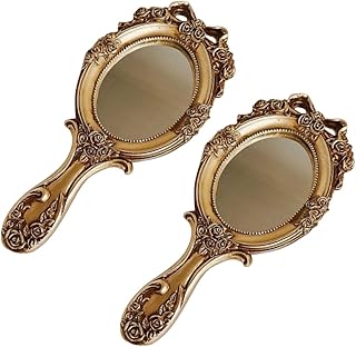 ULTECHNOVO 2pcs Retro Handheld Makeup Mirrors...