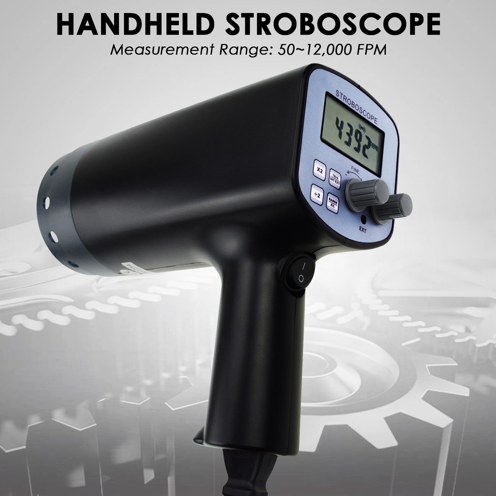 Landtek Instrumentos estroboscopio luz Digital con comprobador de 50 A 12000 FPM