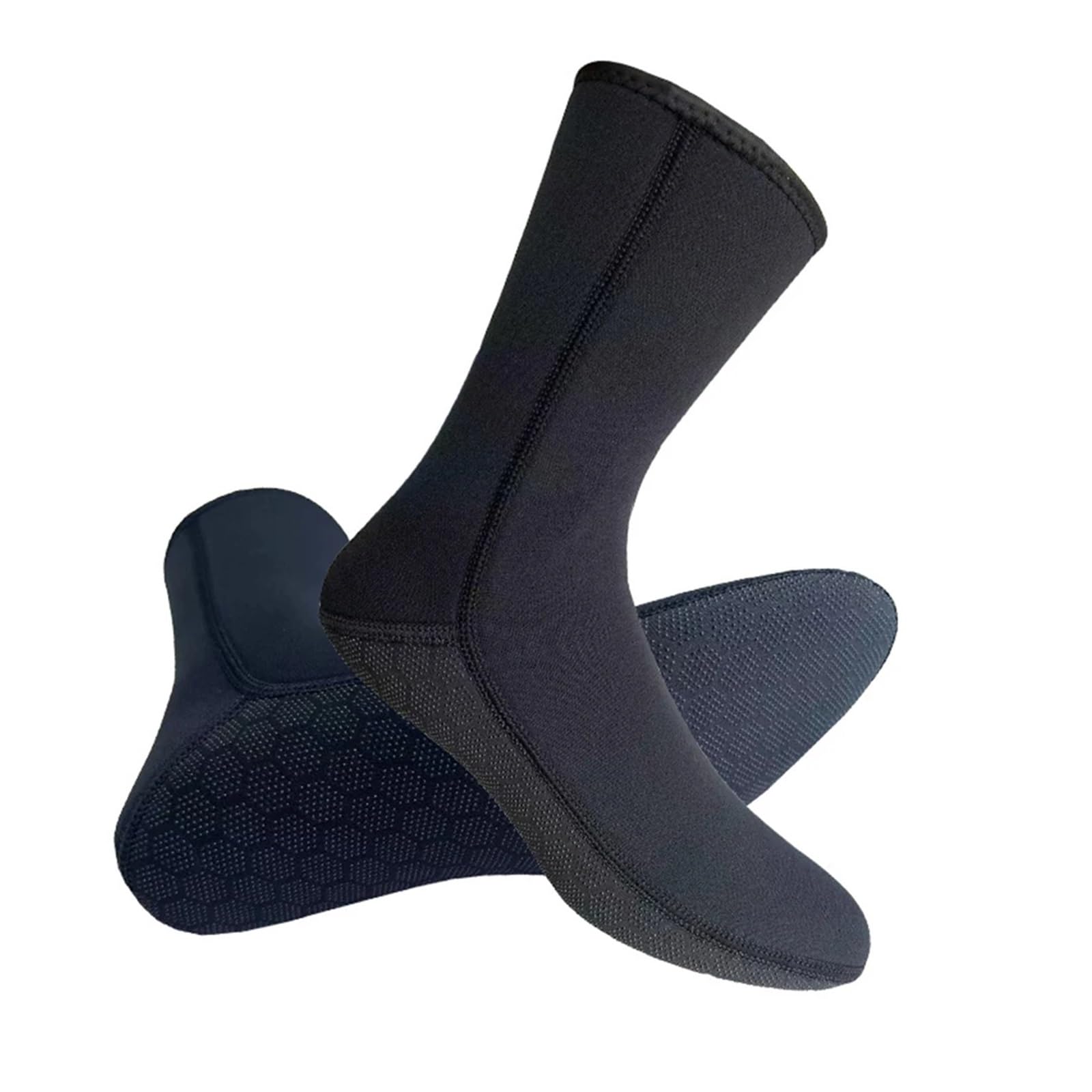 Calzini in Neoprene a Taglio Alto da 5 mm, Calzini Beach Volley for Immersioni, Nuoto, Surf, Snorkeling