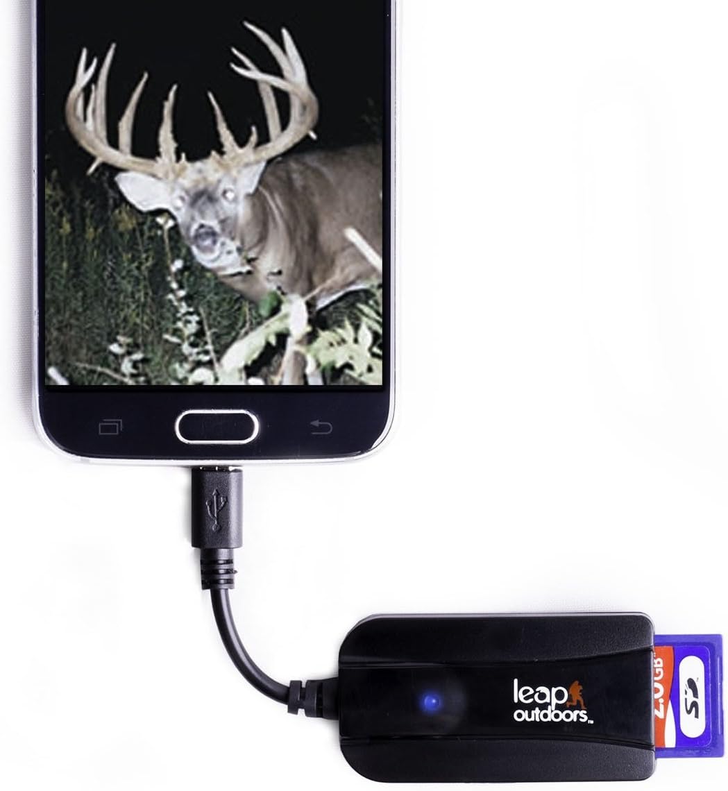 Trail Camera Viewer for Android Phones, View Photos and Videos, SD and Micro SD Memory Card Reader Works with Any Trail Camera. A Deer Hunter Wildlife Scouting Must Have!
