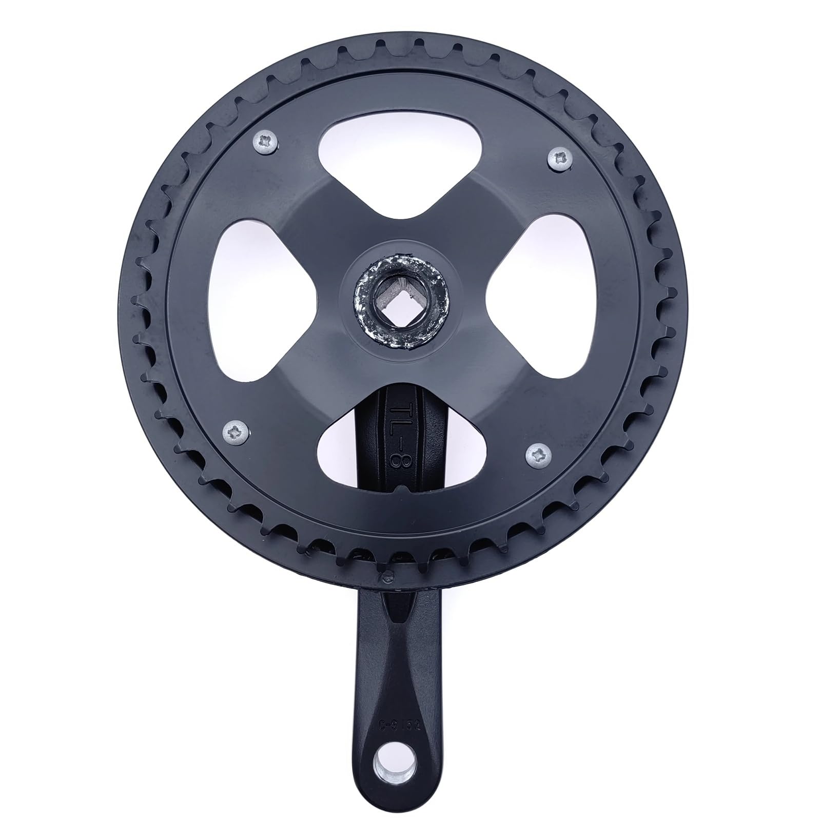 Compatible avec Les pédaliers universels pour vélos de Route et pliants 152/170 mm, Plateaux à Dents Creuses 42T, 48T et 52T / 31 (NowAct 170 mm)