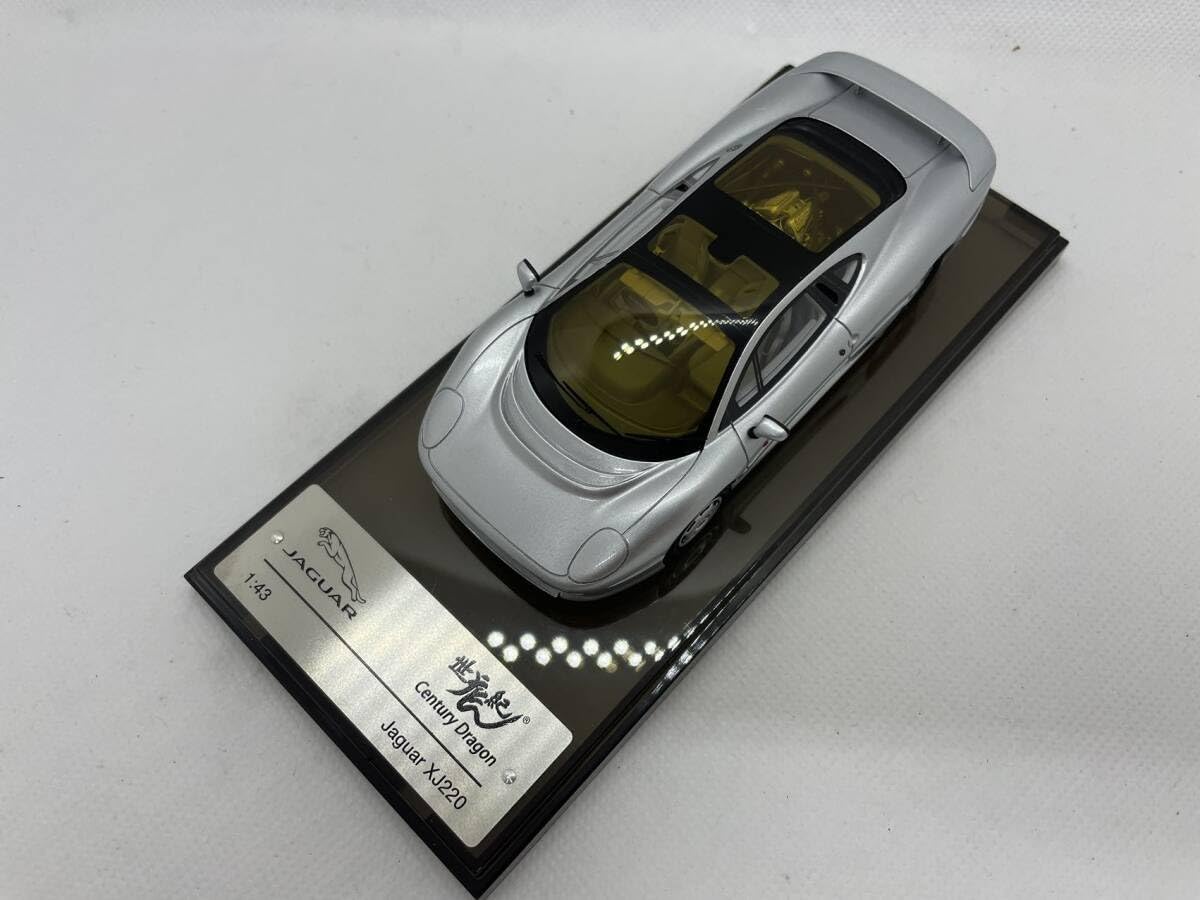 Amazon | Century Dragon 1/43 ジャガー JAGUAR XJ220 シルバー J04-03
