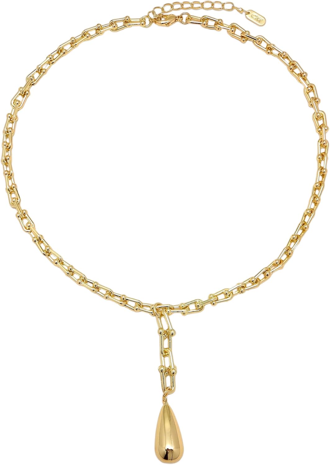 Minimalist 14K Gold Pendant Necklace for Women,Dainty Adjustable Chain with CZ,Valentines Day&Anniversary jewelry Gift for Women,Wife,Girlfriend - Image 2