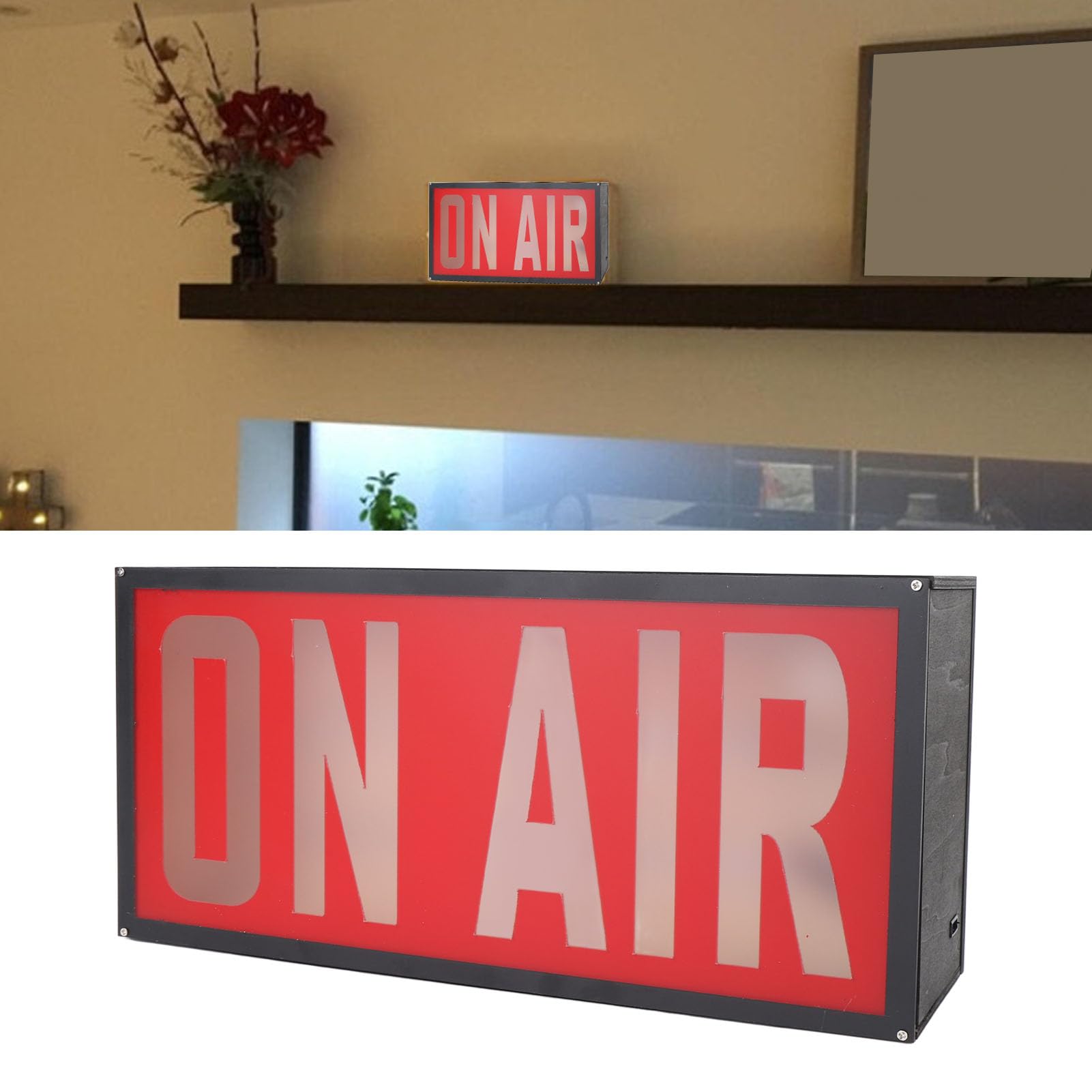 Annadue On-Air-Aufnahmeschild, LED-Lichtbox mit USB-Stromversorgung,