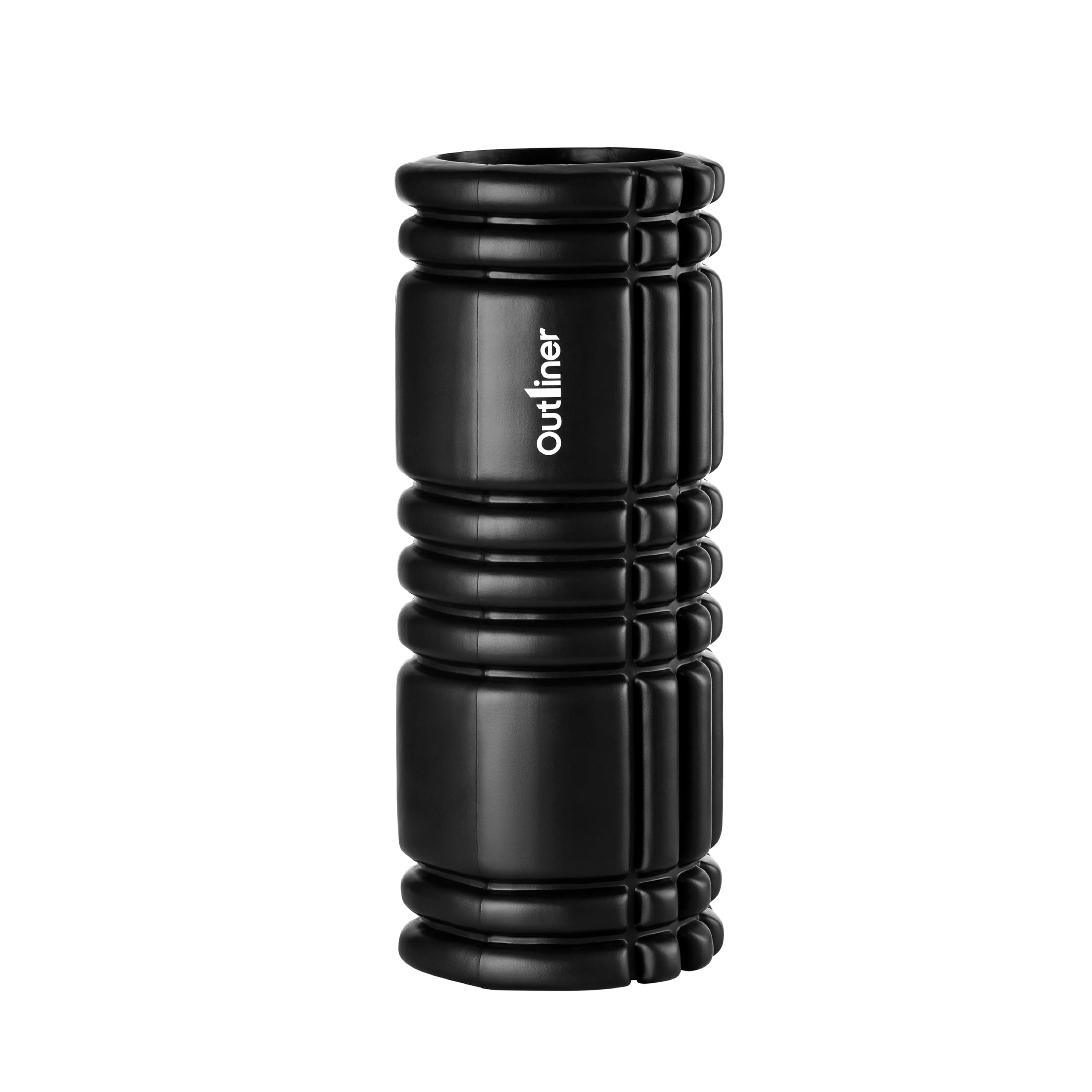 OUTLINER | Rullo per Stretching e Yoga - 33cm | Rullo Pilates | Rullo Massaggio Muscolare | Roller Palestra - Tutti i Gruppi Muscolari | Rullo Massaggio Muscolare Schiena | Nero