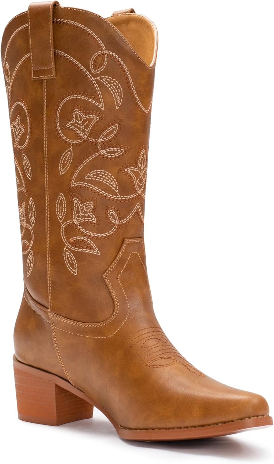 IUV Cowboy Boots For Women Pointy Toe Women's Western Cowgirl Boots... - Picture 63 of 114