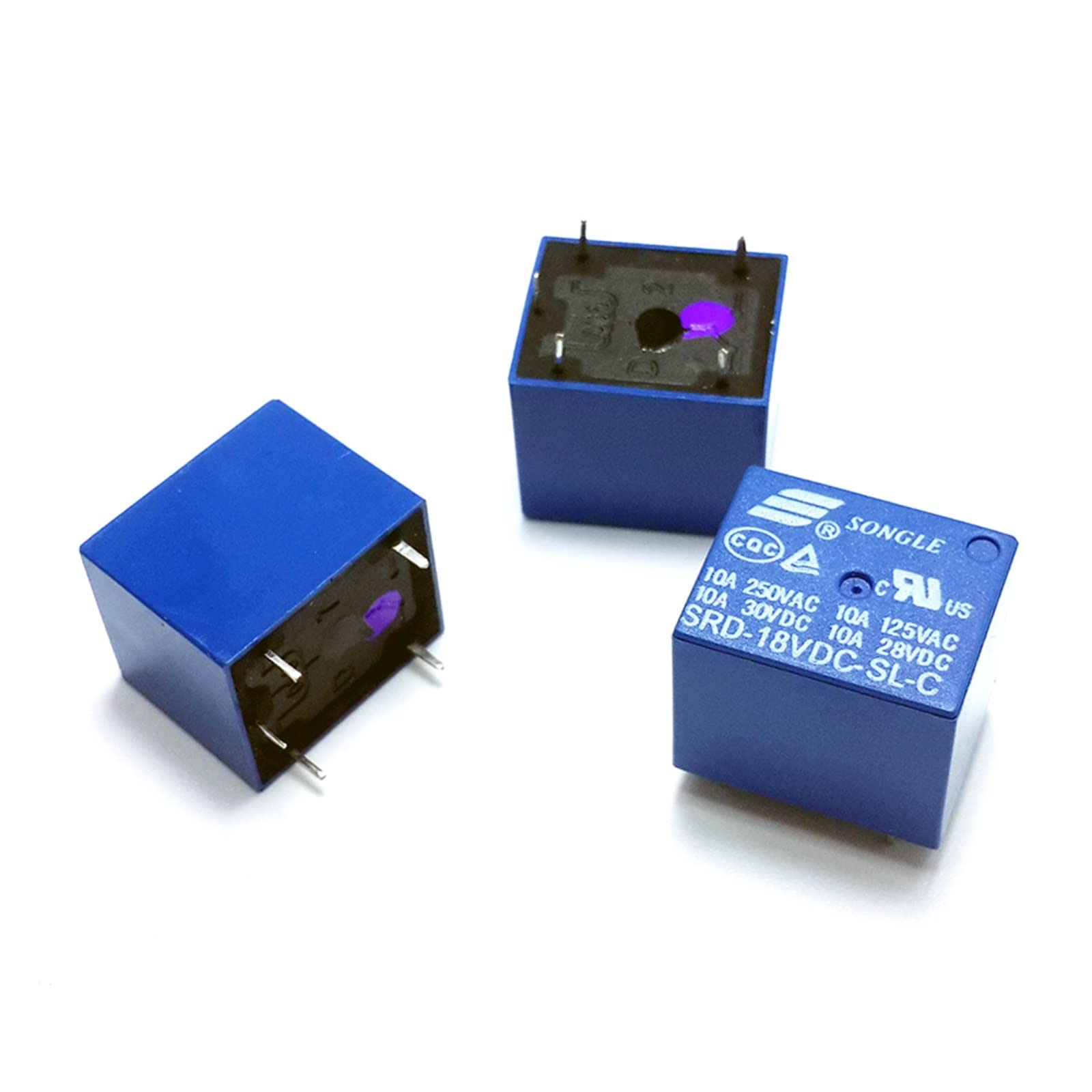 AQHYEBNSR 5pcs/lot 5pin 10A 3V 5V 6V 9V 12V 18V 24V 36V 48V DC 1NO NC Sealed Relay one Group of Normal Open and Close