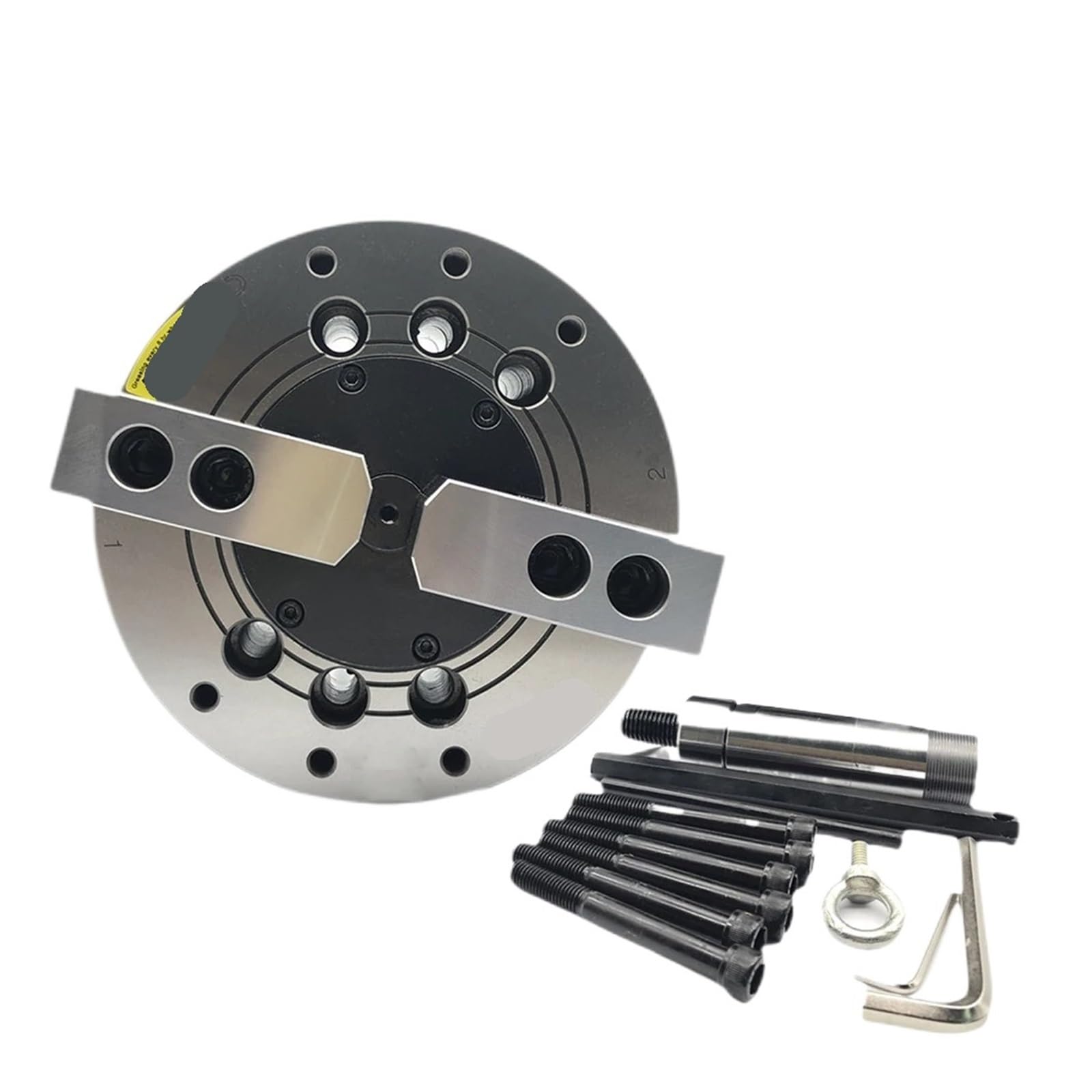 Pjfcewfdgx 2 Jaw Solid 6" 152.4Mm Hydraulic Chuck A5 Flange For Lathe(2 Jaw Solid)