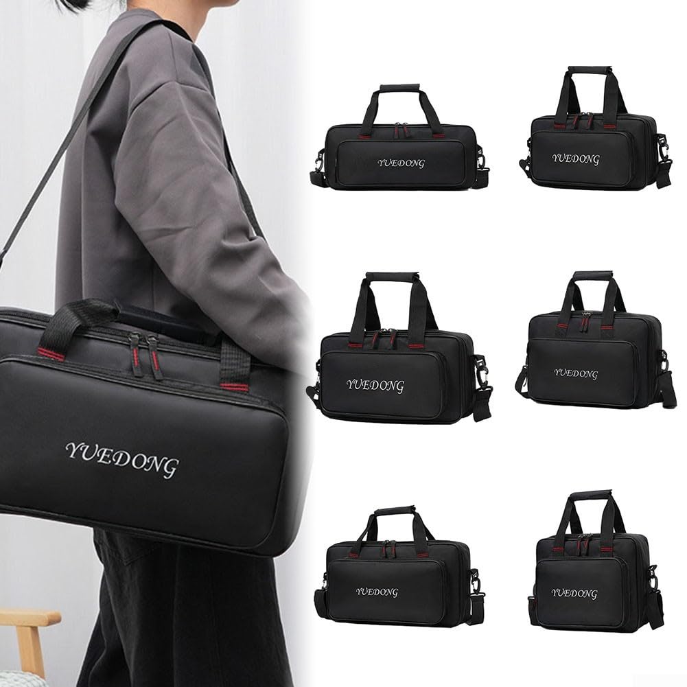 bolsa portátil para pedales de guitarra, multiefecto, tela Oxford, acolchado (40 x 27 x 10)