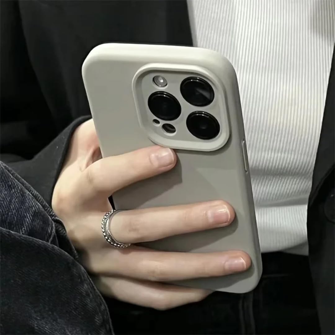 Coque silicone liquide iPhone 16 Pro Max écrin de protection - 8