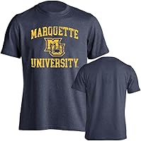 Vista 37 de Sport Your Gear NCAA Camiseta de manga corta retro con licencia oficial de aspecto desgastado para el día del juego, camiseta de espíritu deportivo