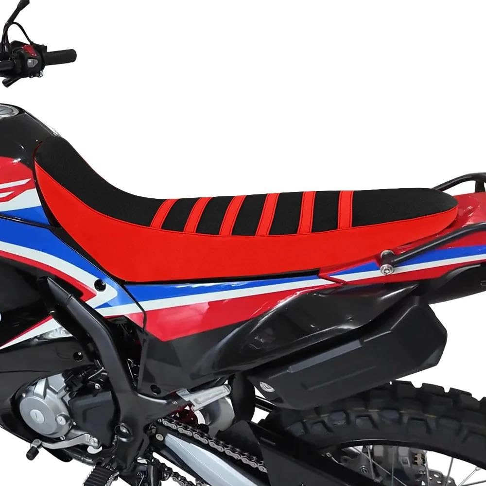 Accessori motociclette Per CRF300L Rally 2021 2022 2023 2024 Coprisella Per Moto Rivestimento Impermeabile In PVC Per Cuscino Sella Parti di ricambio | Red
