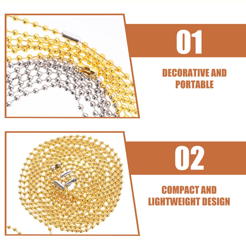 INOOMP 4pcs Volleyball Net Measuring Chain Lightweight Portable Tool for Accurate Volleyball Net Height Measurement Material Essential Referee Equipment