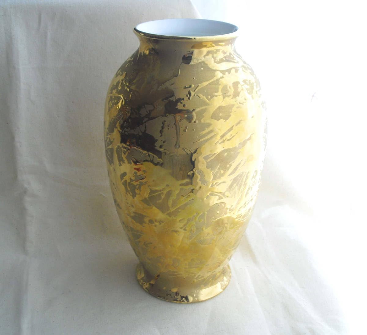 NARUMI ナルミ 金彩 ゴールド 花瓶 フラワーベース 24cm NARUMI ナルミ 金彩 ゴールド 花瓶 フラワーベース 24cm - メルカリ