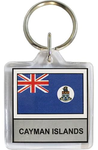 Flagline Cayman Islands - Country Lucite Key Ring