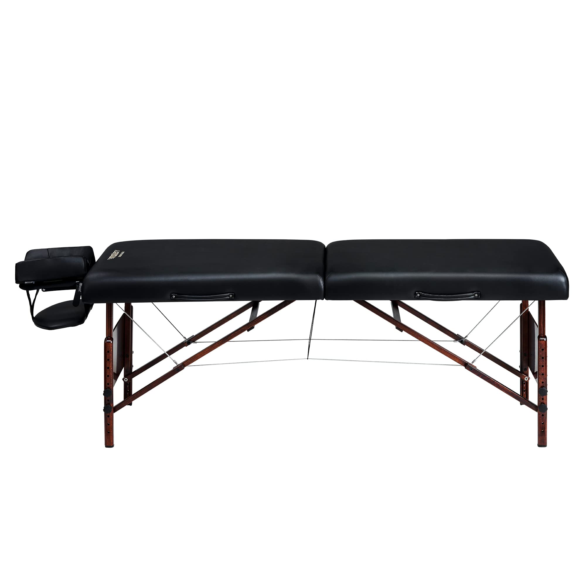 Master Massage Del Ray Mobil Massageliege Kosmetikliege Therapiebett Massagebank Klappbar Holz 76cm Schwarz