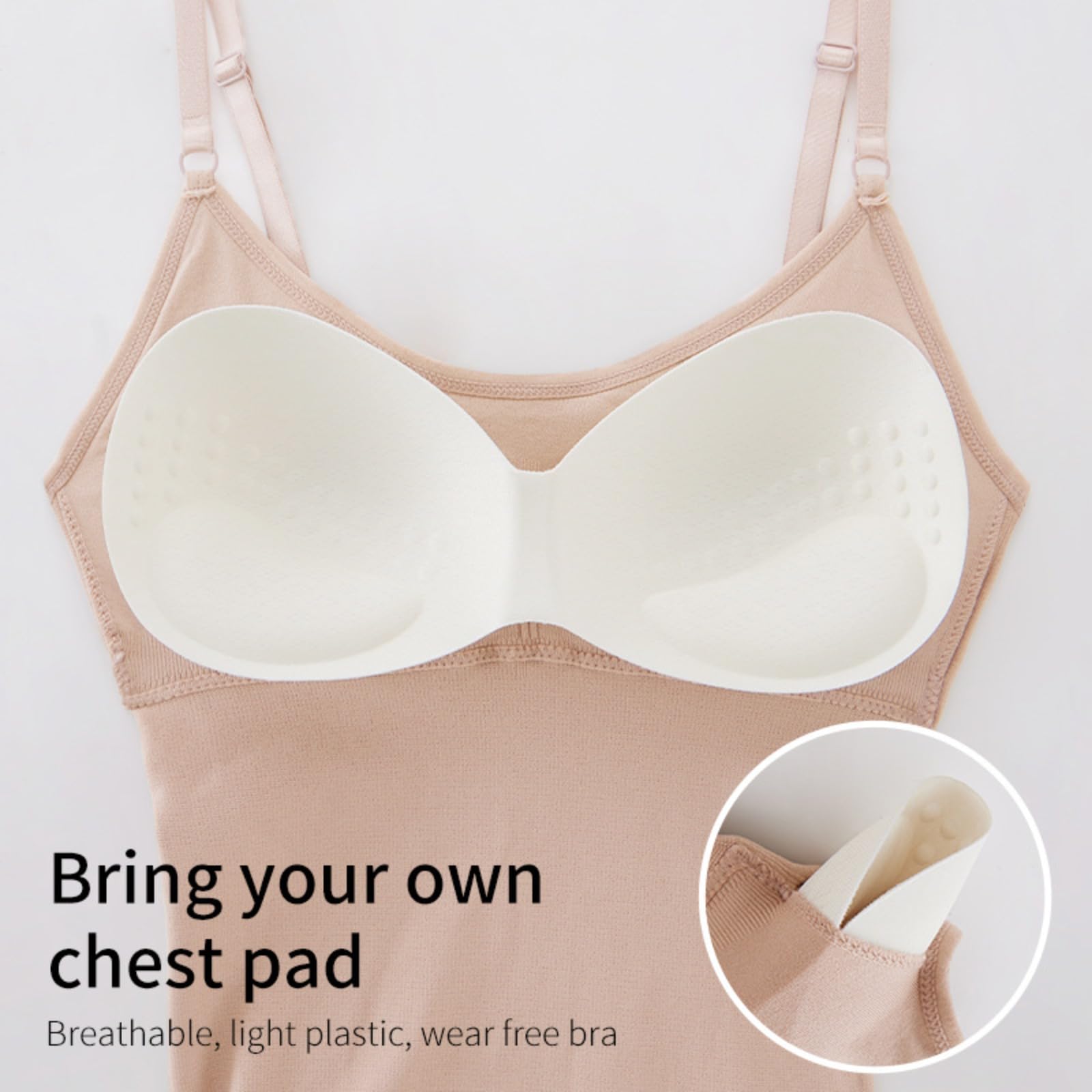 MOCHAMIK Odzież modelująca dla kobiet Body wyszczuplają brzuch Slim Fit Kombinezon z wycięciem pod szyją, długim rękawem i rzeźbieniem ciała