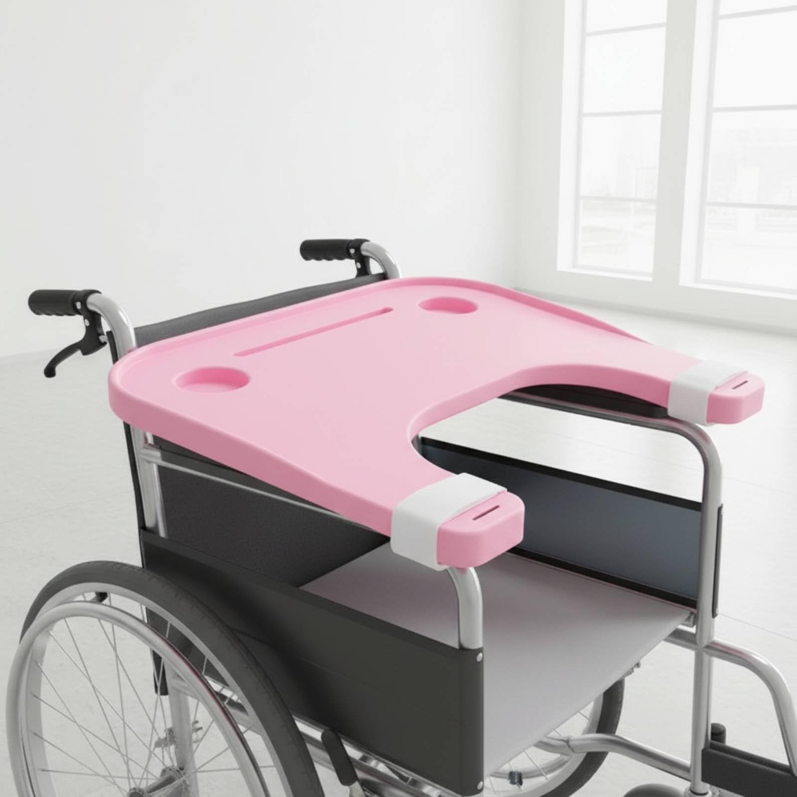 Ausilio Alla Mobilità Portatile Superficie Stabile per Pasto, Casa di Cura, Grigio