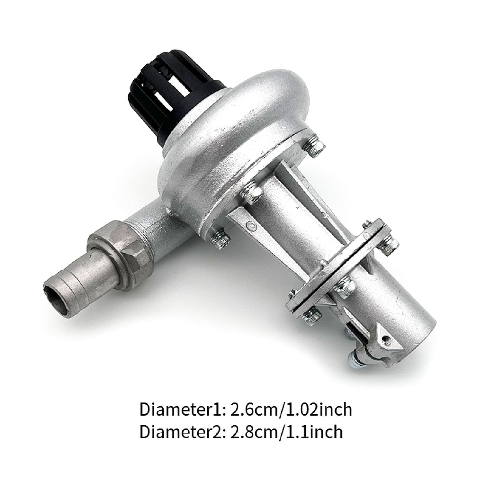 Cabezal de Bomba de Agua Modificado para Cortacésped, Accesorio para Desbrozadora, Equipo de Aluminio Resistente, Herramientas Eléctricas de Jardinerí