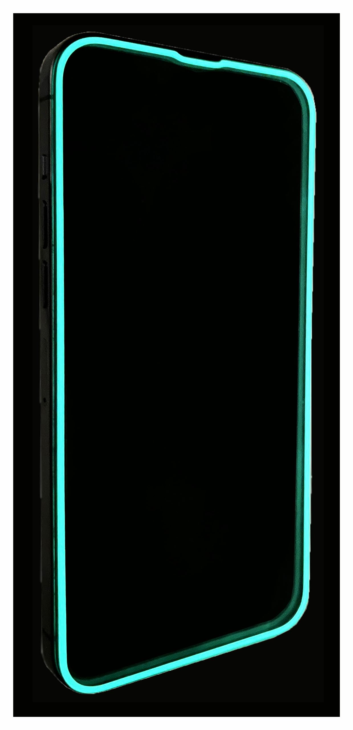 Glow in the Dark iPhone Screen Protector, [2-pack] 9H Tempered Glass, for iPhone 13, 13 Pro, 13 Pro Max, 14, 14 Plus, 14 Pro Max; Scratch Resistant, Luminous Shine Edge