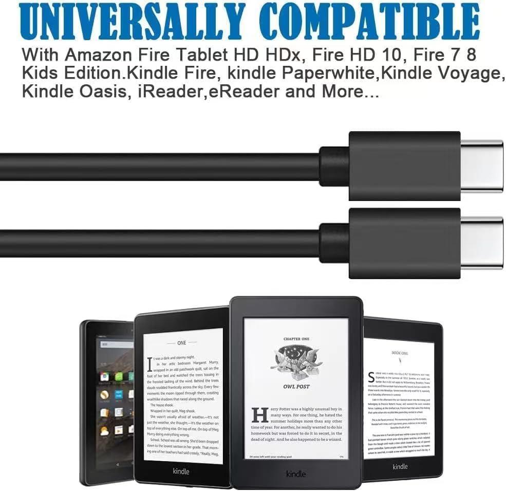 Amazon.co.jp: Amazon Kindle Fire HD 10 8タブレット用ロングUSB C