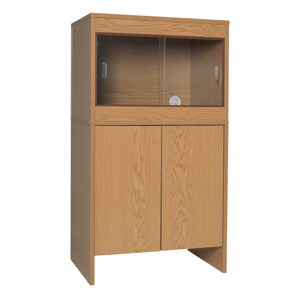 HabiStat - Oak Cabinet - L91 x D61 x H66cm (36 x 24 x 26") - Simple Set Up - Vivarium Accessories - Safely Store Reptile Essentials - Durable Design - Suitable For Vivariums — view 12