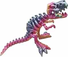 Amazon.co.jp: JIANLEKE 3Dプリント恐竜おもちゃ、柔軟な3D