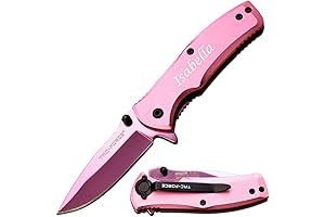 Pink Key Knife GIFTS INFINITY Free Engraving Stainless Steel Quality Pocket Knife (TF-848PK)