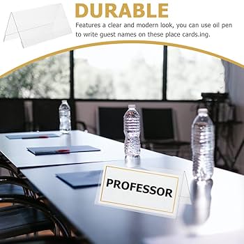 Amazon.co.jp: Alipis ポップ名札 アクリル製 カードスタンド V