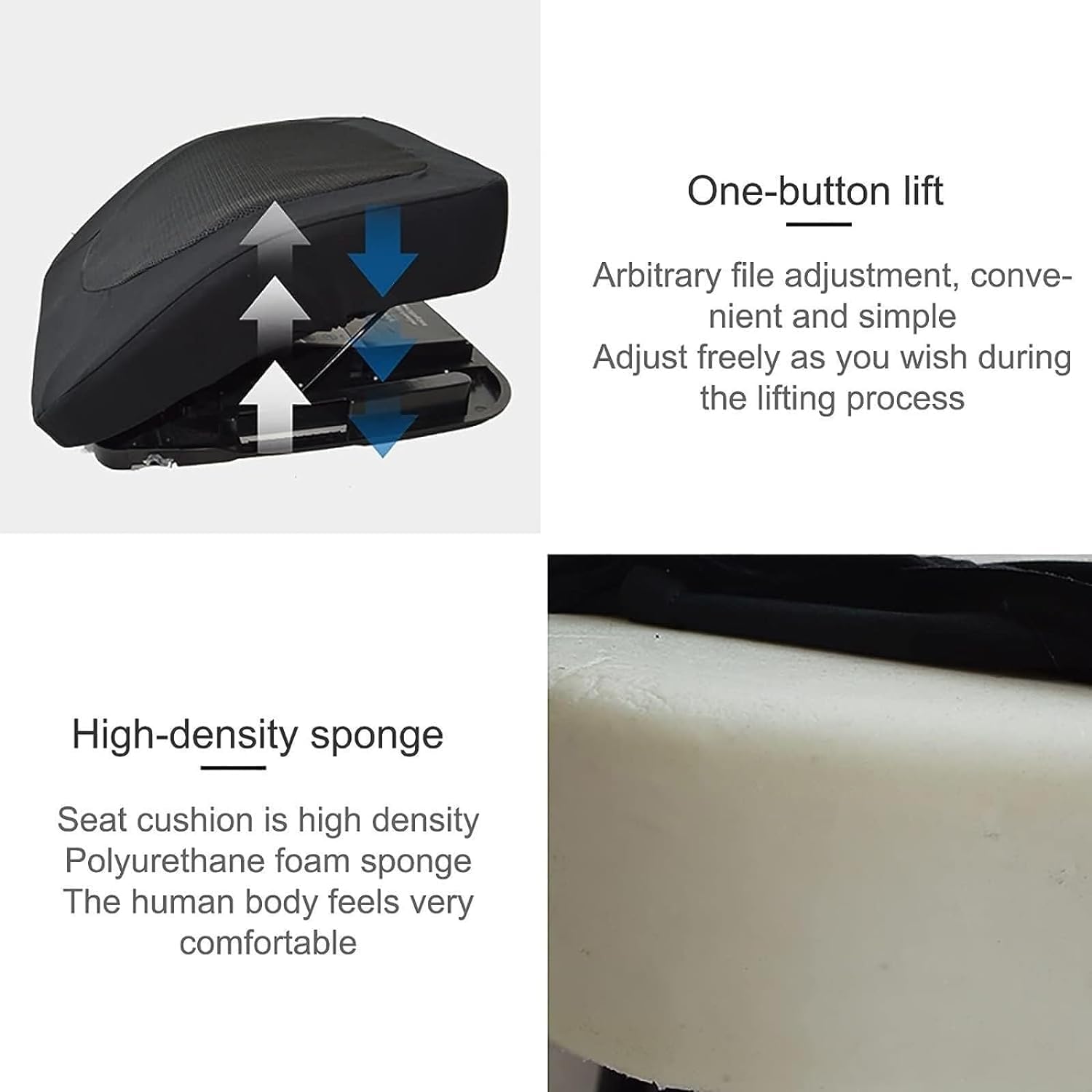 Lift Assist Per Anziani, Cuscino Di Sollevamento Portatile Ausilio Per La Mobilità Del Sedile Cuscino Elettrico Di Sollevamento Facile Per Assistenza Alla Mobilità, Supporto Fino a 300 Libbre