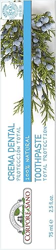 Paquete de 3 pasta de dientes Corpore Sano Total Protection Enebro, tomillo, romero, salvia, menta-fluorteSLS libre certificado BIO EXTRACTS-2.5fl