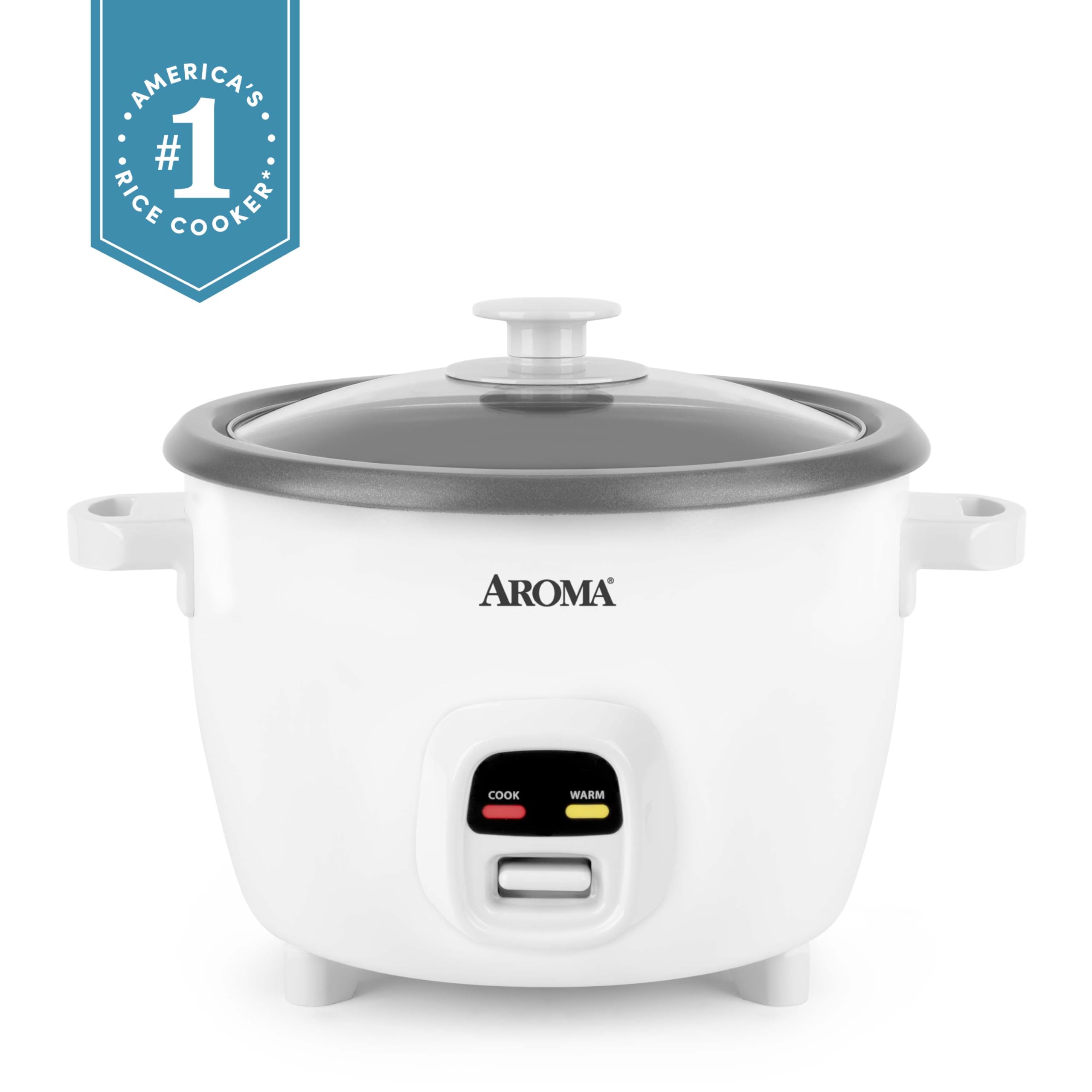 AROMA® 20 tazas (cocida) olla de arroz con un toque y vapor de alimentos con calentamiento automático | 10 tazas sin cocer, 20 tazas cocidas (ARC-390NGP)